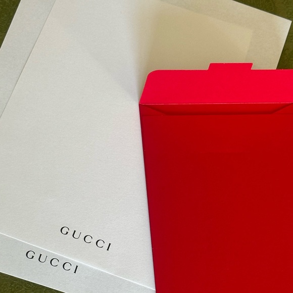 🎁 Red GUCCI Money Envelope with Note Paper!! - Picture 3 of 8